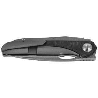 Nóż składany Bestech Senu Grey Titanium / Marble Carbon Fiber, Stonewashed / Satin CPM S90V by Kombou (BT2601B) Bestech Knives