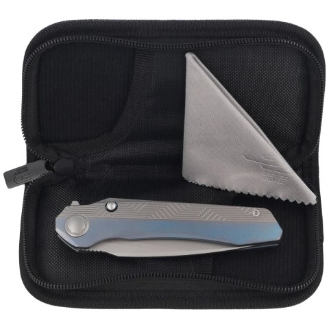 Nóż składany Bestech Wet Nellie Blue/Grey Titanium, Fine Stonewashed MagnaCut by Kombou (BT2505A) Bestech Knives