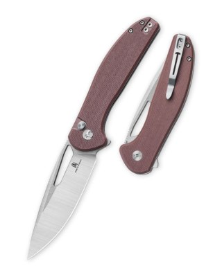 Nóż składany Bestechman Whalefin Brown G10, Stonewashed / Satin D2 (BMK18C) Bestechman by Bestech Knives
