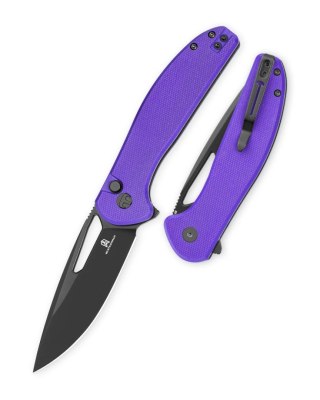 Nóż składany Bestechman Whalefin Purple G10, Black PVD D2 (BMK18F) Bestechman by Bestech Knives