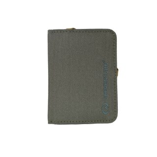 Portfel antykradzieżowy Lifeventure Recycled RFiD Card Wallet - olive Lifeventure