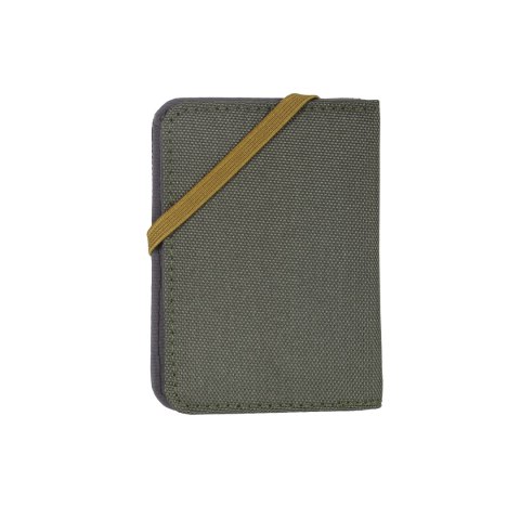 Portfel antykradzieżowy Lifeventure Recycled RFiD Card Wallet - olive Lifeventure