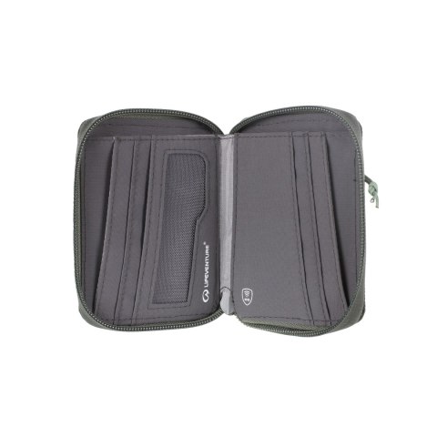 Portfel antykradzieżowy Lifeventure Recycled RFiD Card Wallet - olive Lifeventure