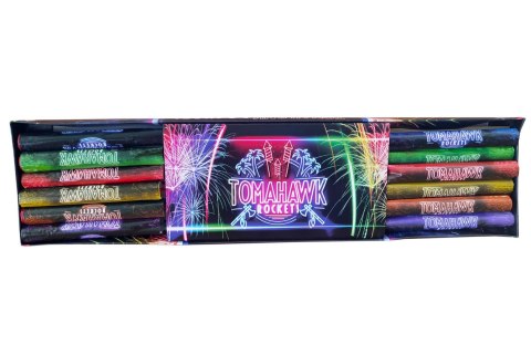 Tomahawk Zestaw rakiet 12szt 42cm