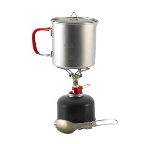 Zestaw do gotowania tytanowy Robens Fire Wisp Solo Cook Set Ultralight 650 ml - silver Robens