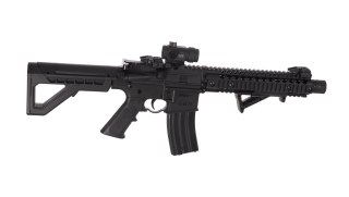 Crosman DPMS SBR Full Auto 4,5 mm z kolimatorem