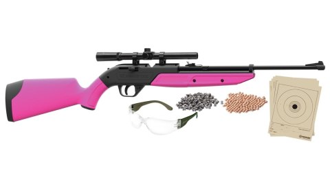 Crosman Pumpmaster 760 set 4,5 mm różowy