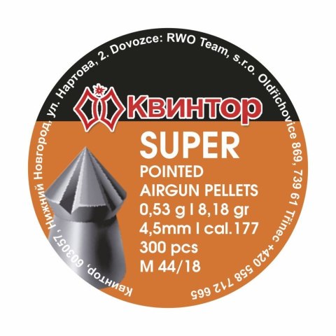 Kvintor Super Pointed 4,5 mm 300 szt.