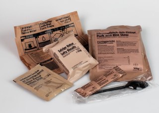 MRE - Jeden posiłek, Menu III - Wołowina z ryżem