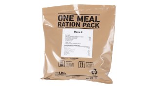 MRE Jeden posiłek, Menu IV - Wołowina z grzybami