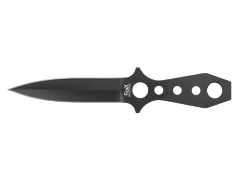 Nóż do rzucania Fox Outdoor 22,5cm z pochewką, czarny