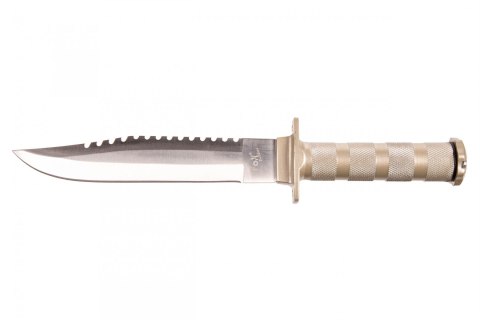 Nóż survivalowy Fox Outdoor z pochewką skórzaną