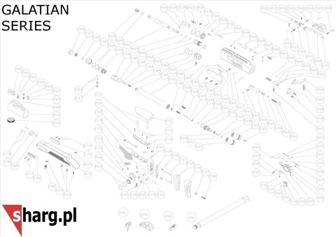 Język spustowy do wiatrówki Hatsan Galatian (PART 2194 GOLD) Hatsan Arms