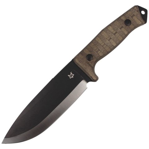 Nóż FOX Bushman Bushcraft Canvas Micarta 160mm (FX-609 OD) FOX