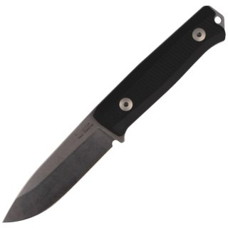 Nóż LionSteel Bushcraft G10 Black, Stone Washed (B40 GBK) LionSteel