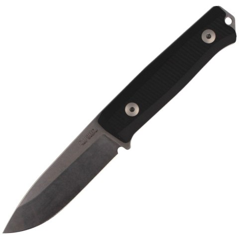 Nóż LionSteel Bushcraft G10 Black, Stone Washed (B40 GBK) LionSteel