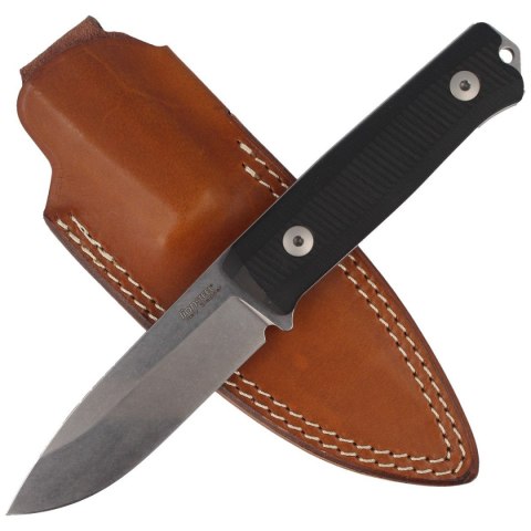 Nóż LionSteel Bushcraft G10 Black, Stone Washed (B40 GBK) LionSteel