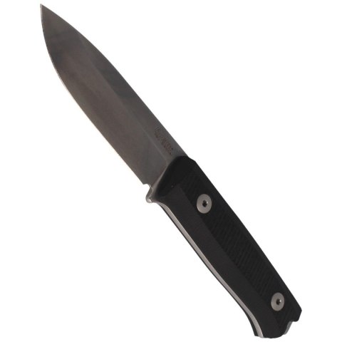 Nóż LionSteel Bushcraft G10 Black, Stone Washed (B40 GBK) LionSteel