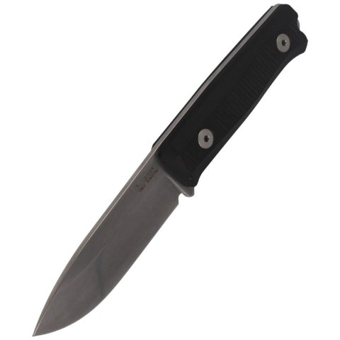 Nóż LionSteel Bushcraft G10 Black, Stone Washed (B40 GBK) LionSteel