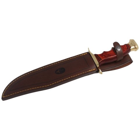 Nóż Muela BW-22 Red Pakka Wood, Satin X50CrMoV15 Muela