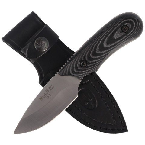 Nóż Muela Full Tang Black Micarta, Satin X50CrMoV15 (IBEX-8M) Muela