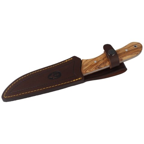 Nóż Muela Full Tang Olive Wood, Satin X50CrMoV15 (PIONEER-14.OL) Muela