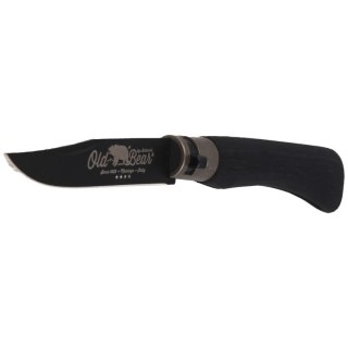 Nóż składany Antonini Old Bear M Total Black, Brass Ring (9303/19_MNK) Old Bear by Antonini Italy