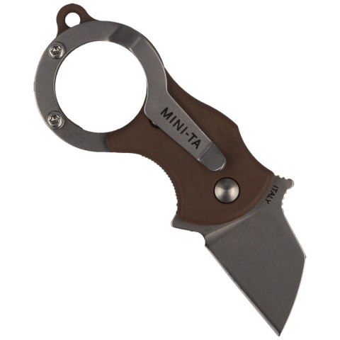 Nóż składany FOX Karambit Mini-TA FRN Coyote, Bead Blasted (FX-536 CB) FOX