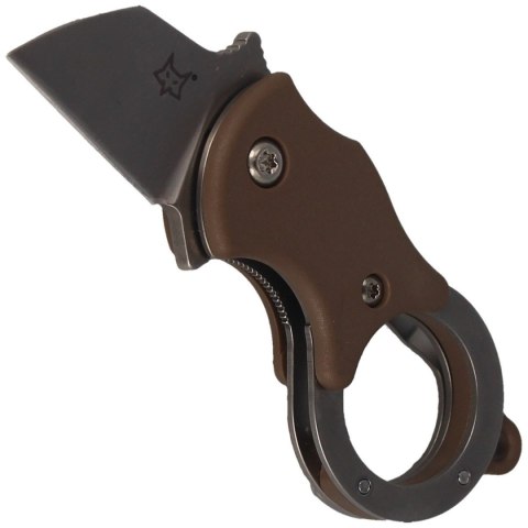 Nóż składany FOX Karambit Mini-TA FRN Coyote, Bead Blasted (FX-536 CB) FOX