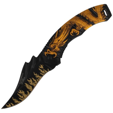 Nóż składany Herbertz Solingen Gold Dragon Aluminium, Black Blade (588813) Herbertz GmbH