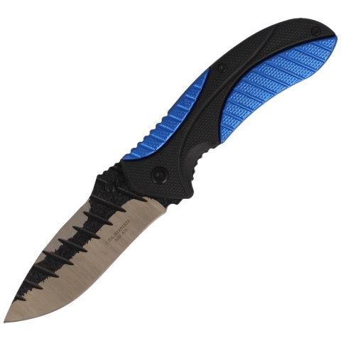 Nóż składany Herbertz Solingen Hit Blue/Black Aluminium/Plastic, Satin/Forged (588212) Herbertz GmbH