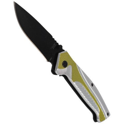 Nóż składany Herbertz Solingen Hit Green / Silver Aluminium, Black Blade (566311) Herbertz GmbH