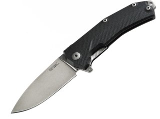 Nóż składany LionSteel KUR Black G10, Stonewashed Sleipner by Molletta (KUR BK) LionSteel
