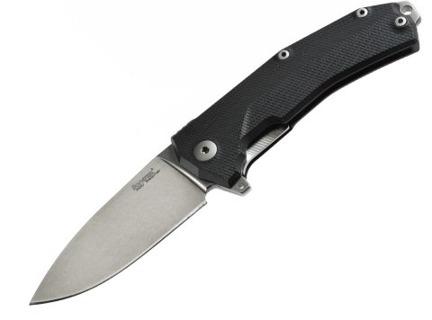 Nóż składany LionSteel KUR Black G10, Stonewashed Sleipner by Molletta (KUR BK) LionSteel