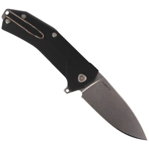 Nóż składany LionSteel KUR Black G10, Stonewashed Sleipner by Molletta (KUR BK) LionSteel