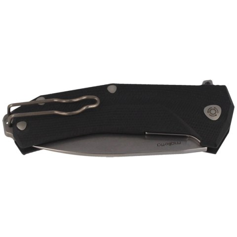 Nóż składany LionSteel KUR Black G10, Stonewashed Sleipner by Molletta (KUR BK) LionSteel