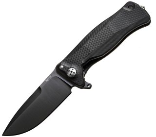 Nóż składany LionSteel SR11A Black Aluminum, Black Sleipner by Molletta (SR11A BB) LionSteel