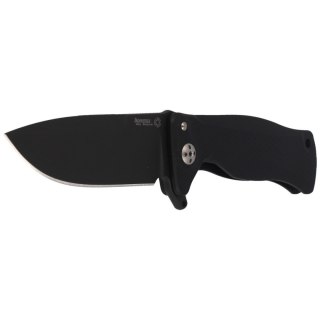 Nóż składany LionSteel SR11A Black Aluminum, Black Sleipner by Molletta (SR11A BB) LionSteel
