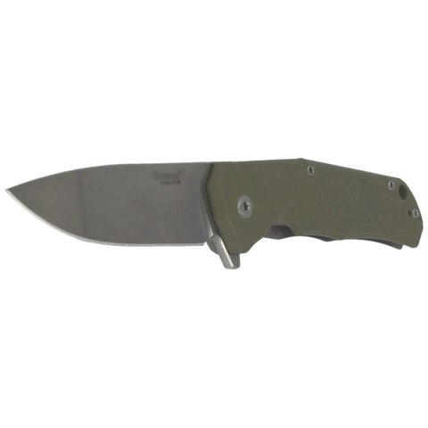 Nóż składany LionSteel T.R.E. G10 Green, Stone Washed Blade (TRE GGR) LionSteel