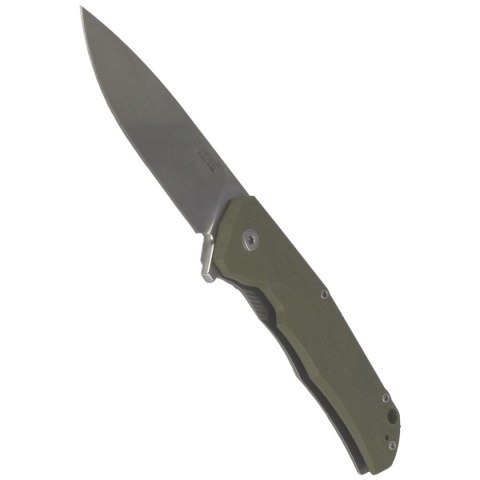 Nóż składany LionSteel T.R.E. G10 Green, Stone Washed Blade (TRE GGR) LionSteel