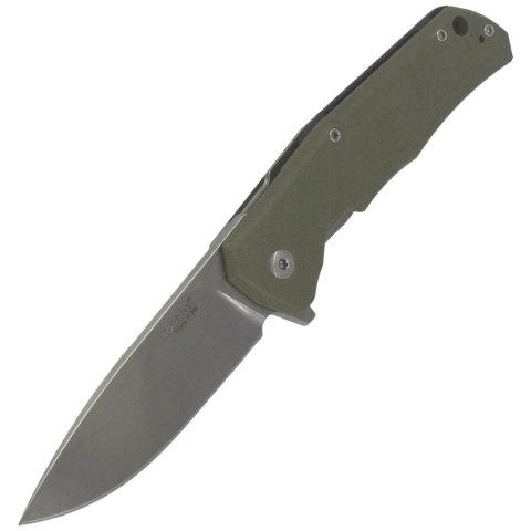 Nóż składany LionSteel T.R.E. G10 Green, Stone Washed Blade (TRE GGR) LionSteel