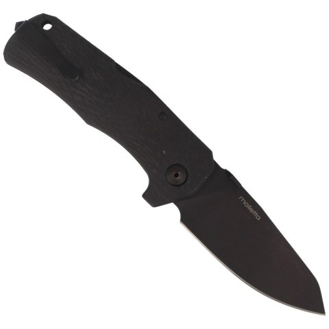 Nóż składany LionSteel TM1 Carbon Fiber, Black Sleipner by Molletta (TM1 CB) LionSteel