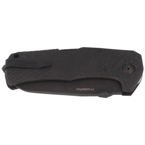 Nóż składany LionSteel TM1 Carbon Fiber, Black Sleipner by Molletta (TM1 CB) LionSteel