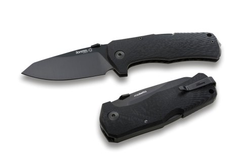 Nóż składany LionSteel TM1 Carbon Fiber, Black Sleipner by Molletta (TM1 CB) LionSteel