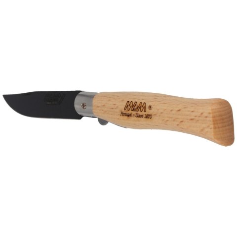Nóż składany MAM Black Titanium, Beech Wood 105mm (2064) MAM