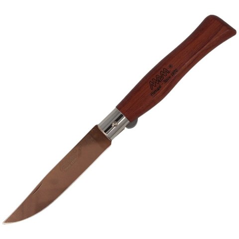 Nóż składany MAM Bronze Titanium, Bubinga Wood 105mm (2062) MAM