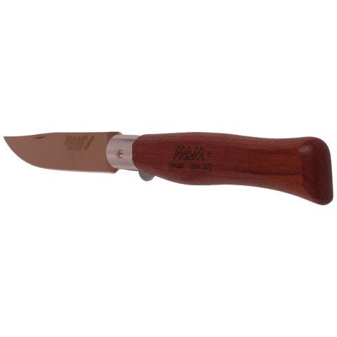 Nóż składany MAM Bronze Titanium, Bubinga Wood 105mm (2062) MAM