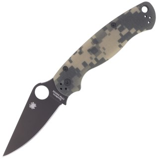 Nóż składany Spyderco Para Military 2 Digital Camo G10, Black DLC CPM S45VN by Sal, Eric Glesser (C81GPCMOBK2) Spyderco Inc.