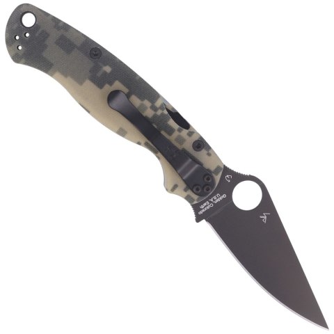 Nóż składany Spyderco Para Military 2 Digital Camo G10, Black DLC CPM S45VN by Sal, Eric Glesser (C81GPCMOBK2) Spyderco Inc.