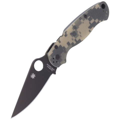 Nóż składany Spyderco Para Military 2 Digital Camo G10, Black DLC CPM S45VN by Sal, Eric Glesser (C81GPCMOBK2) Spyderco Inc.